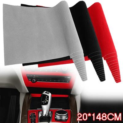 Folia samochodowa Fluff Fabric Suede Packaging Tape Skórzana taśma naprawcza Łatka Pudełko na biżuterię Dekoracyjne samoprzylepne Siedzenie kierowcy Części samochodowe