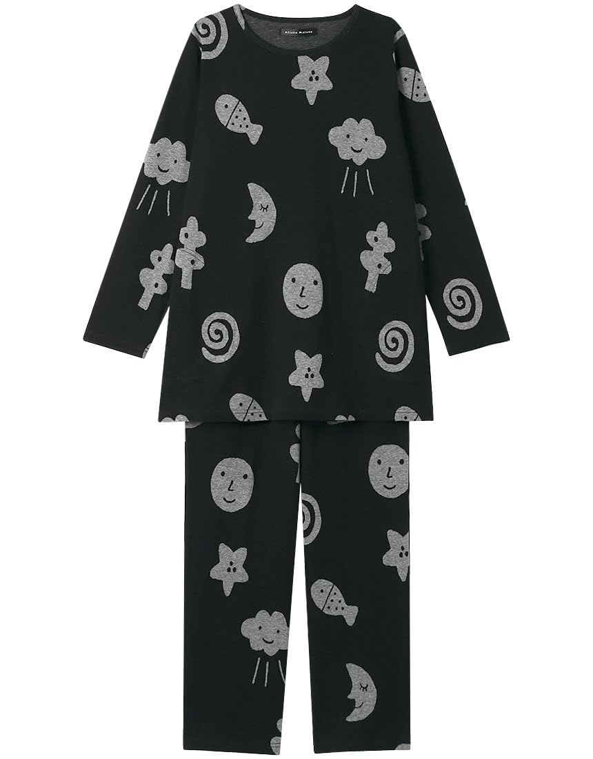 

Wacoal RELAX SLEEP Atsuko Matano Long Sleeves and Cotton ATSUKO MATANO BL Size L & Pajamas, Pants, 100% (Product ID HDX574)
