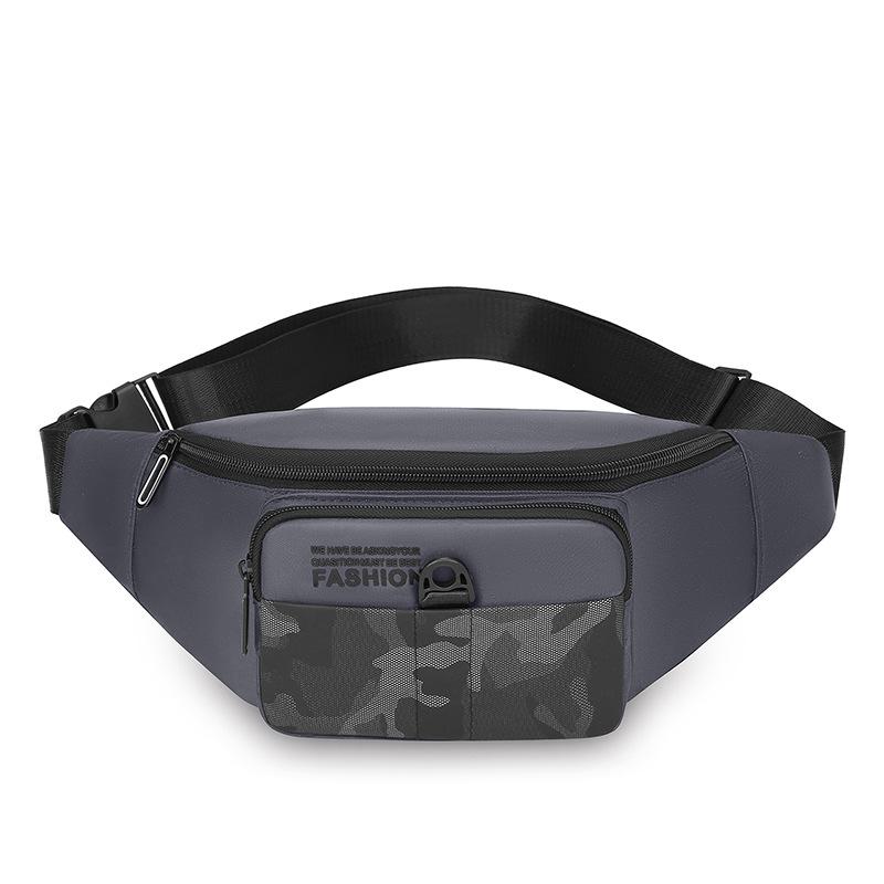 

Мужская уличная спортивная сумка через плечо из новой легкой ткани Оксфорд, многослойная повседневная сумка-джокер на грудь