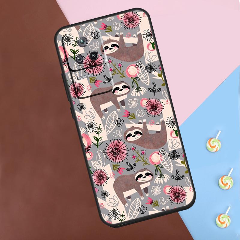 Sloth Cute Animal Case For Xiaomi POCO M6 Pro X3 X5 X6 Pro F3 F5 M5s Mi 14 Pro 13 13T 11T 12T 12 Lite Cover