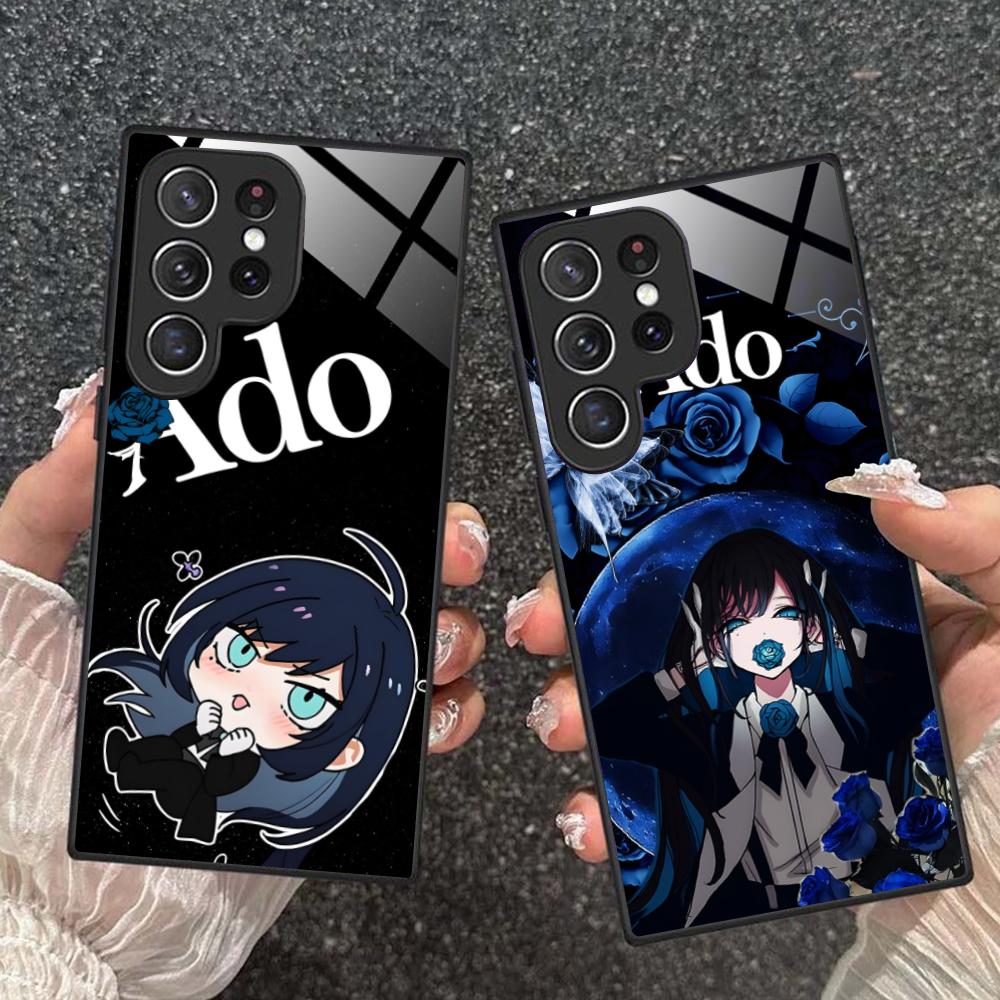 Ado Rose Anime Mobile Phone Case for Samsung Galaxy A56 55 54 53 52 51 36 35 34 23 16 15 5G Glass Colorful Cover Pretty Cover