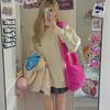 Nepbont Tote Bag voor Dames Winter Pluche Schoudertas Pluizige Messenger Bag Vrouwen Zachte Pluizige Handtassen Shopper Bucket Hobo Bag MIT
