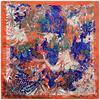 130cm Jungle Luxury Big Square Scarf New Design Twill Silk Scarf Women Kerchief Scarves For Ladies Fashion Shawl Echarpe