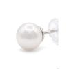 Boucles d'oreilles - PEARLS &amp; COLORS - Pearls &amp; Colors - Perle d'eau douce 8-9 mm - Or blanc 9 ct - Qualité AAA+