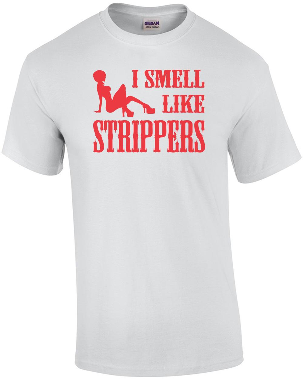 Футболка  Я пахну как стриптизерши  Унисекс Футболка L