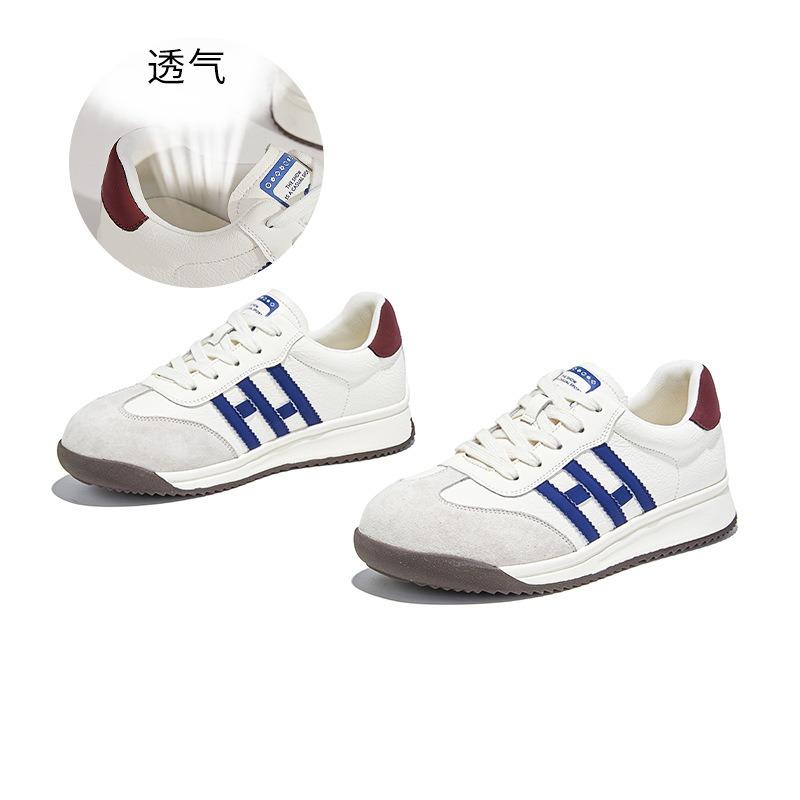 

носок новая кожа осенняя обувь женская платформа спортивная обувь повседневная белая обувь 40