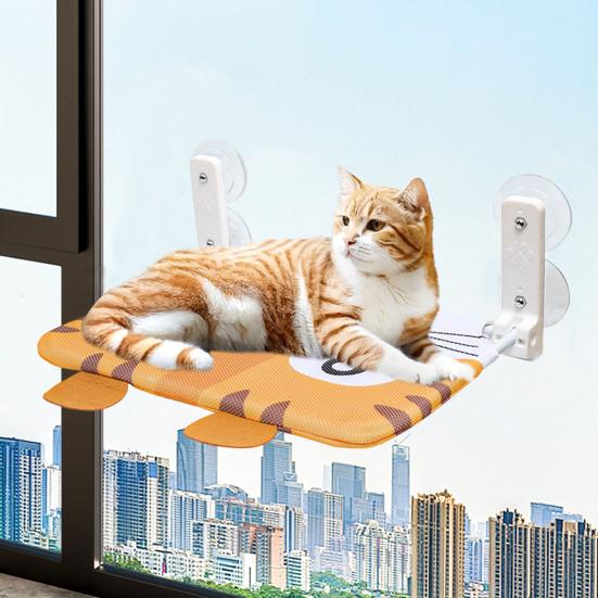 

Гамак для кошек, складная кровать с прочными присосками, мультяшный беспроводной гамак для кошек S