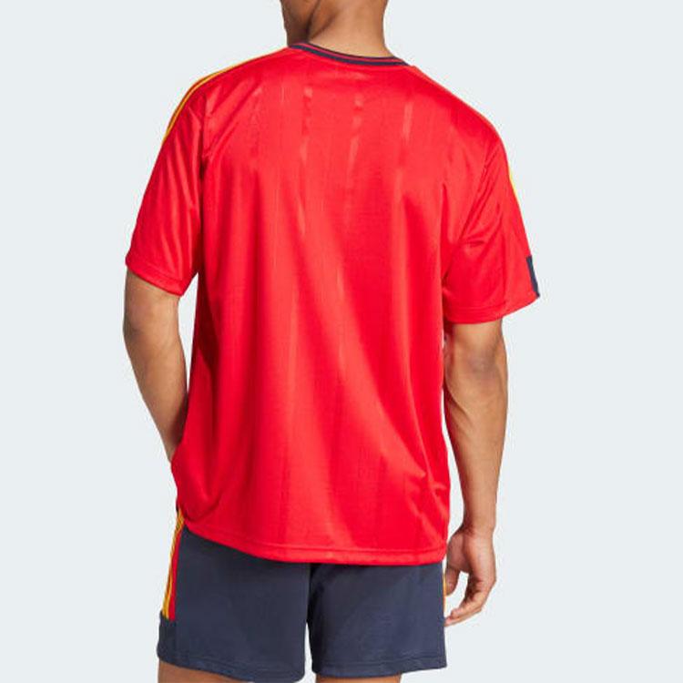 adidas House Of Tiro Nations Pack Tričko Lepší Šarlatová/Legendární Inkoustová/Výrazná Zlatá Pánské Streetwear IY4507