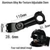 Aluminum Alloy Adjustable Stem Mountain Bike, Station Wagon 22.2/25.4/31.8