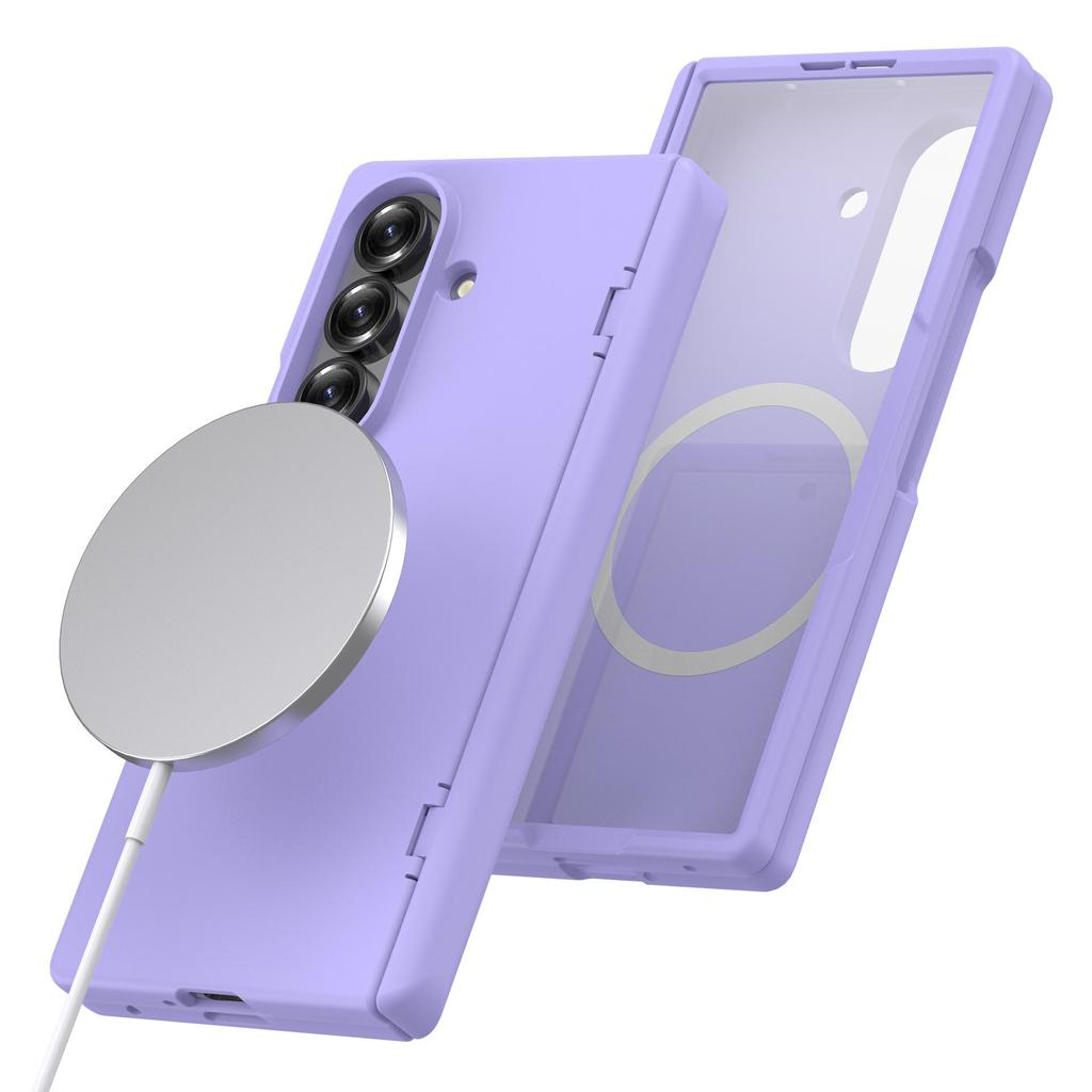 Samsung Z Fold7 Case: Magnetic, Wireless Charging, Spring Hinge, Protective Magsafe