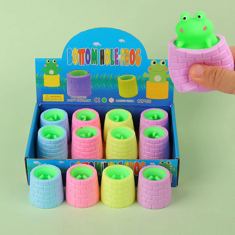 Morsom Pop-Up Sakte Tilbakegående Squishy Ost Mus Kopp Hånd Antistress Lindrer Ekorrkopp Leker for Barn Voksne
