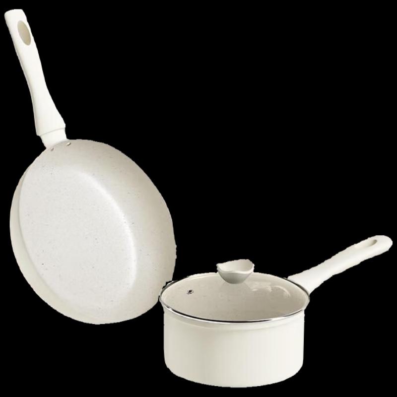 VELOSAN Frying & Milk Pan Set with Shanboshi Frozen Food