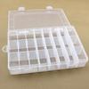 Storage Box Plastic Jewelry Accessory Containers DIY Component Holders Small Items Boxes Multi-grid Compartment Organizer Case