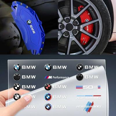 E60 E93 Nowe Dla BMW M X3 X5 X6 Akcesoria Samochodowe Naklejka Znak Zacisku Hamulcowego Dekoracja Naklejka Dla BMW 50th E36 E46 E63 E64 E65 E66 F20 F2