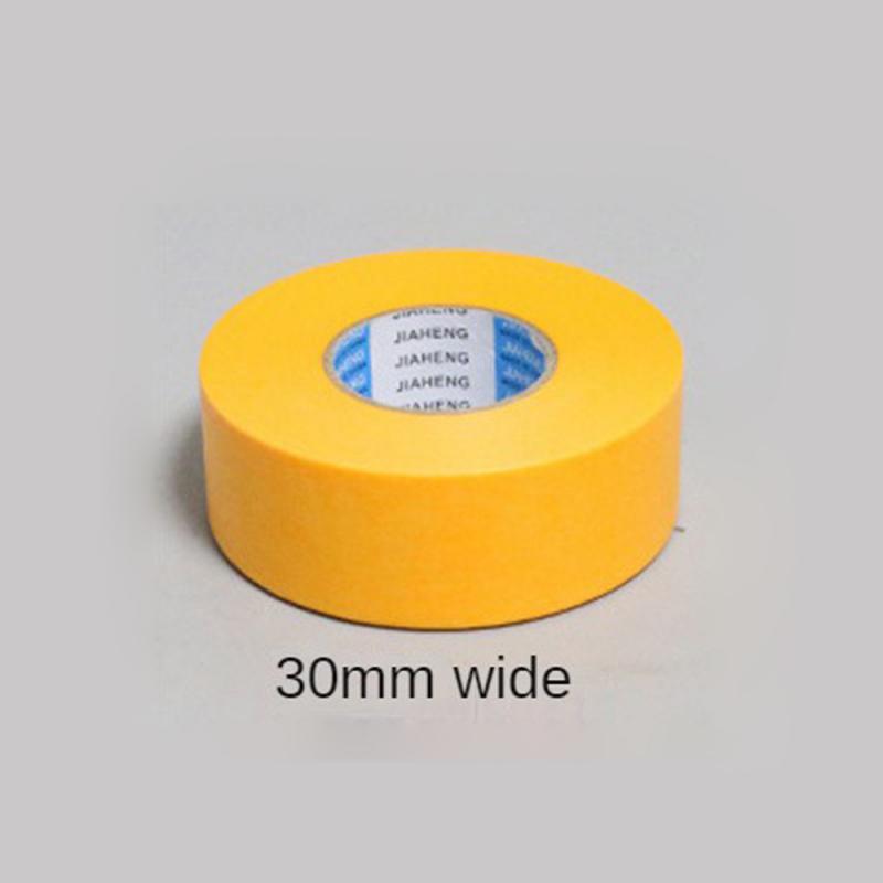 50 Meters Masking Paper Tape High-viscosity Separation Single Side Spray Paint For Decoration Yellow Paper Home Improvements