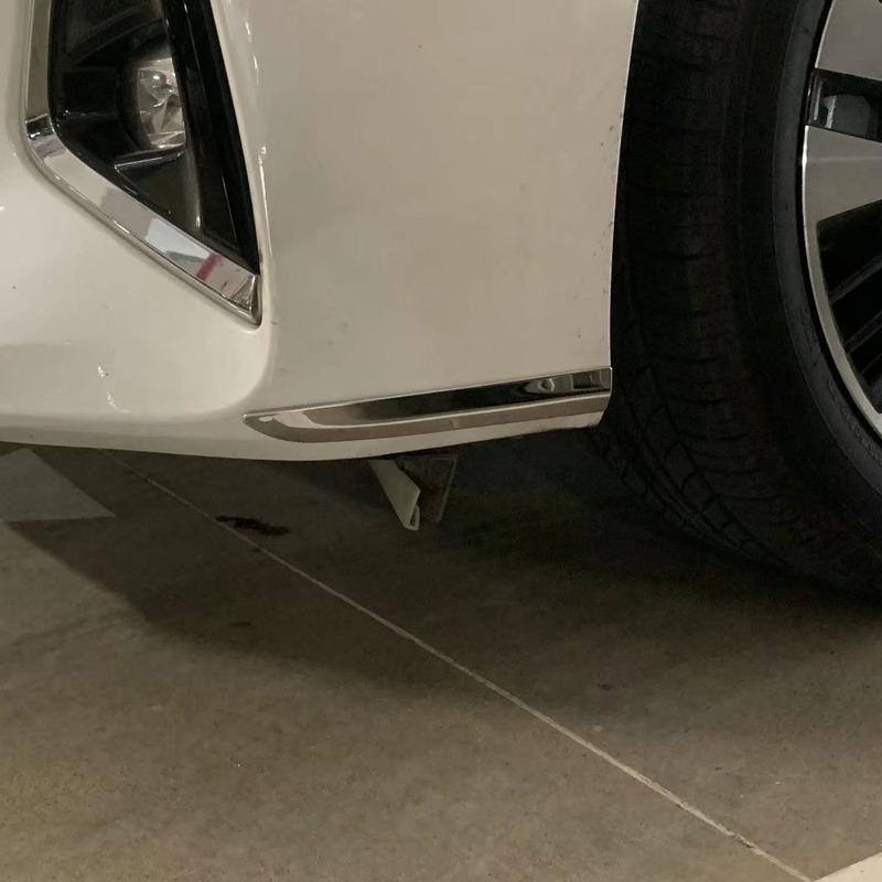 Car Front Rear Bumper Corner Trim For Toyota Alphard Vellfire 2016 2017 2018   Decoration Eyebrow Exterior Accessories