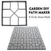 Walk Way Cement Molds Regular Thickened Plastic DIY Concrete Molds Forms for Patio Lawn & Garden