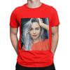 Emilia Clarke Orange Graphic 100 Cotton TShirt Emilia Clarke Tees Tops For Unisex