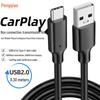 Type-C Dual-Head OTG CarPlay CarLife Navigation C-to-C Data Cable