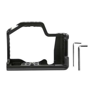 Metal Camera Cage Rig with Grip Handle Cold Shoe Expansion Accessories for Canon EOS M50M5