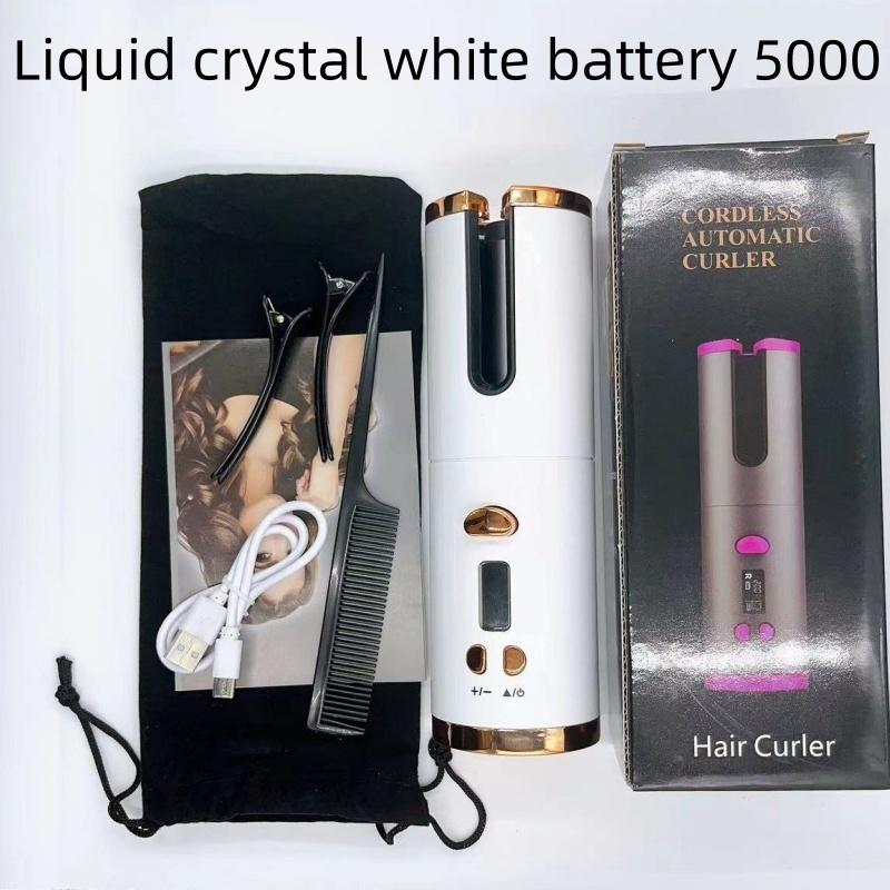 Automatic Hair Curler Wireless With Heat Timer Modes Rechargeable Portabl Fast Heating Styler For Perfect Curls Every Time