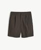 STCO Crease Full Elastic Waist Half Pants_Brown (Wide Fit)_Shpxb42Wsh