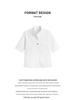 French Style Elegant White Five-Sleeve Women's Shirt - 2026 Spring Collection, Perfect for Petite Figures