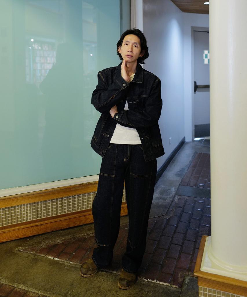 PLAC [Shiota Made] Double Knee Straight Denim_Indigo