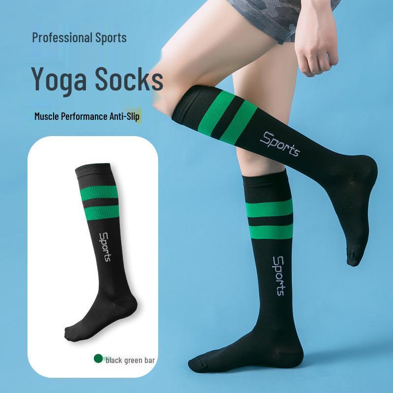 

Women s Spring/Summer Thin Over-the-Knee Compression Socks for Running, Jump Rope, Fitness – Quick-Drying, Muscle Support. Size 35-40