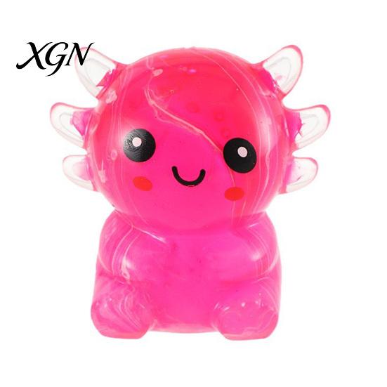Palm Kneading Toy Salamander Squeeze Toy, Slow Rising Soft Cute Animal Fidget Portable Ball Rebound Stress Balls Home Office Sensory Gifts for