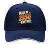 Vintage Gold Year Celebration Typogr Sandwich Baseball Cap Sun Cap Outdoor Workouts Hat