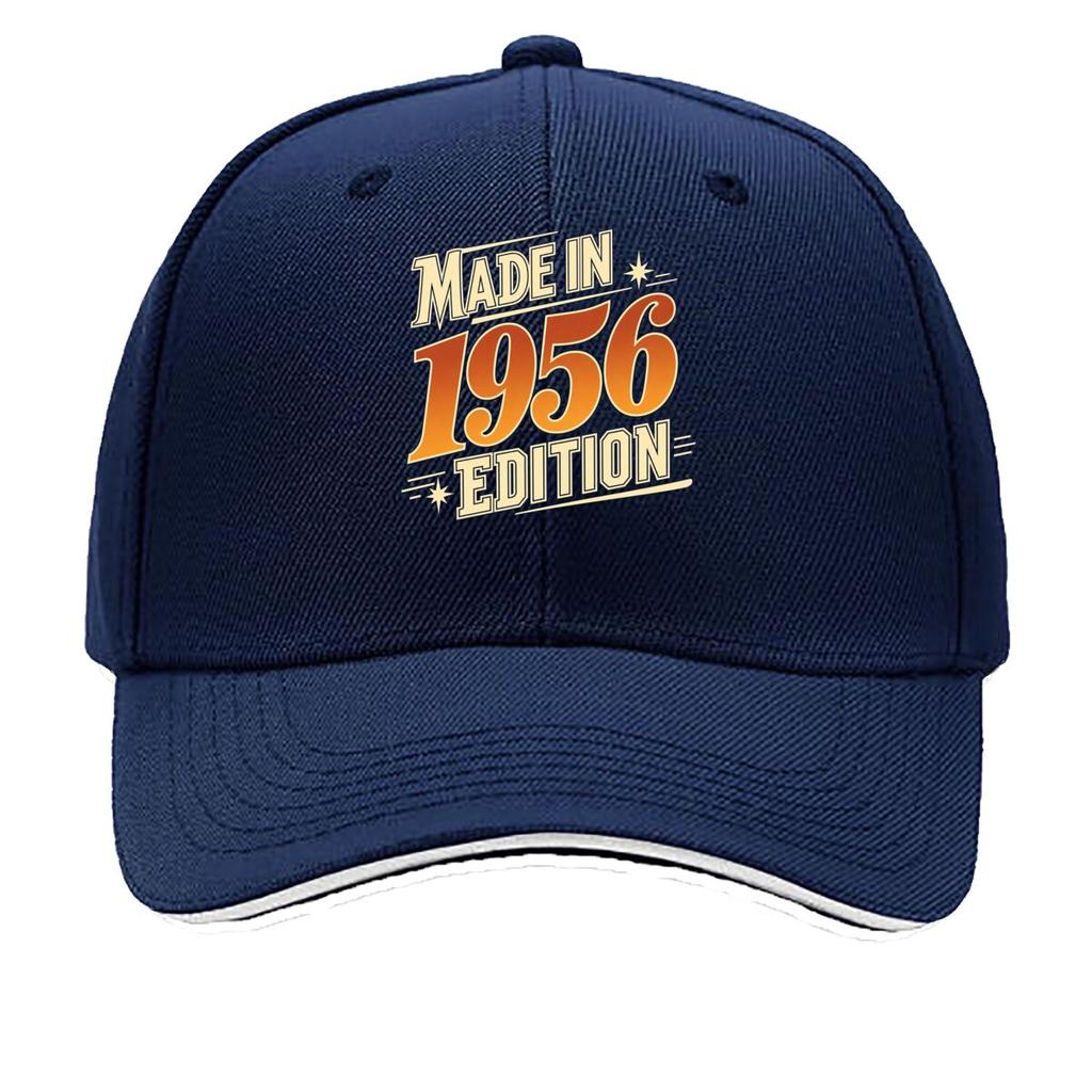 Vintage Gold Year Celebration Typogr Sandwich Baseball Cap Sun Cap Outdoor Workouts Hat