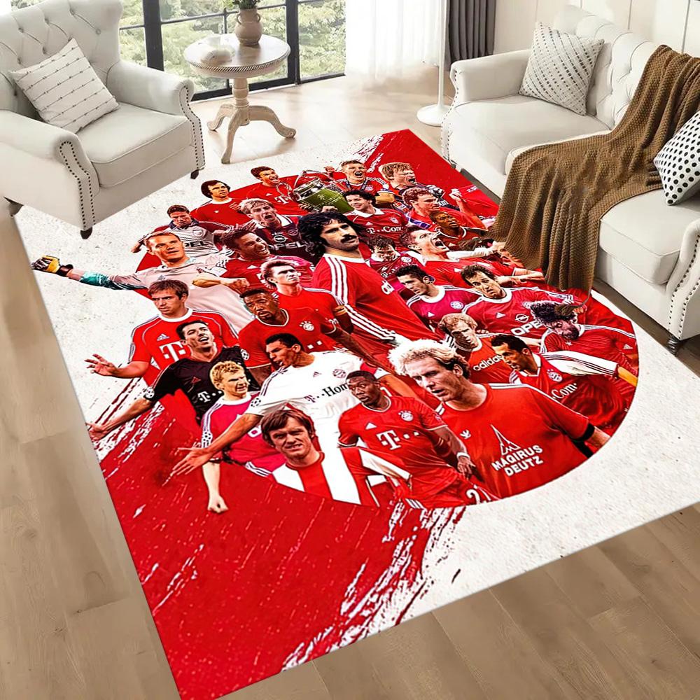 Bayern Munich Floor Rug Office Rug Perfect for Bedrooms Balcony Game Room Entryway Antislip Carpet Decorate Offices
