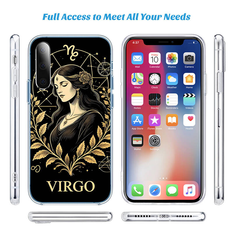 12 Constellation Card Phone Case for Motorola Edge 20 30 S30 40 50 Fusion Lite Plus Pro Ultra Neo One Action Zoom Hyper Power Macro Vision