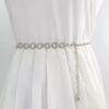 Fashion Metal Waist Chain - Adjustable Thin Belt Suit Dress, Trendy Sexy Link