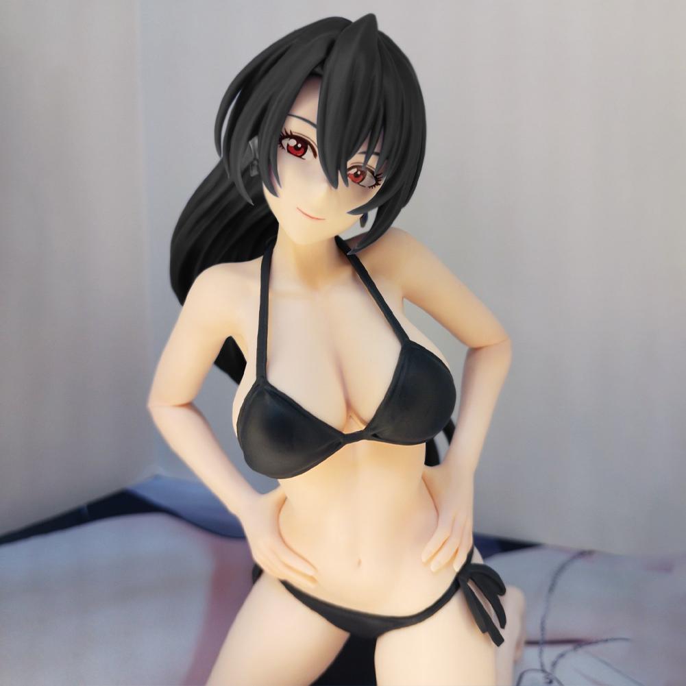 Anime AmaneTowa Figure Swimsuit Kneeling pose Action Figure AmaneTowa Model Desktop Ornaments Collection Child toy Gifts 18cm