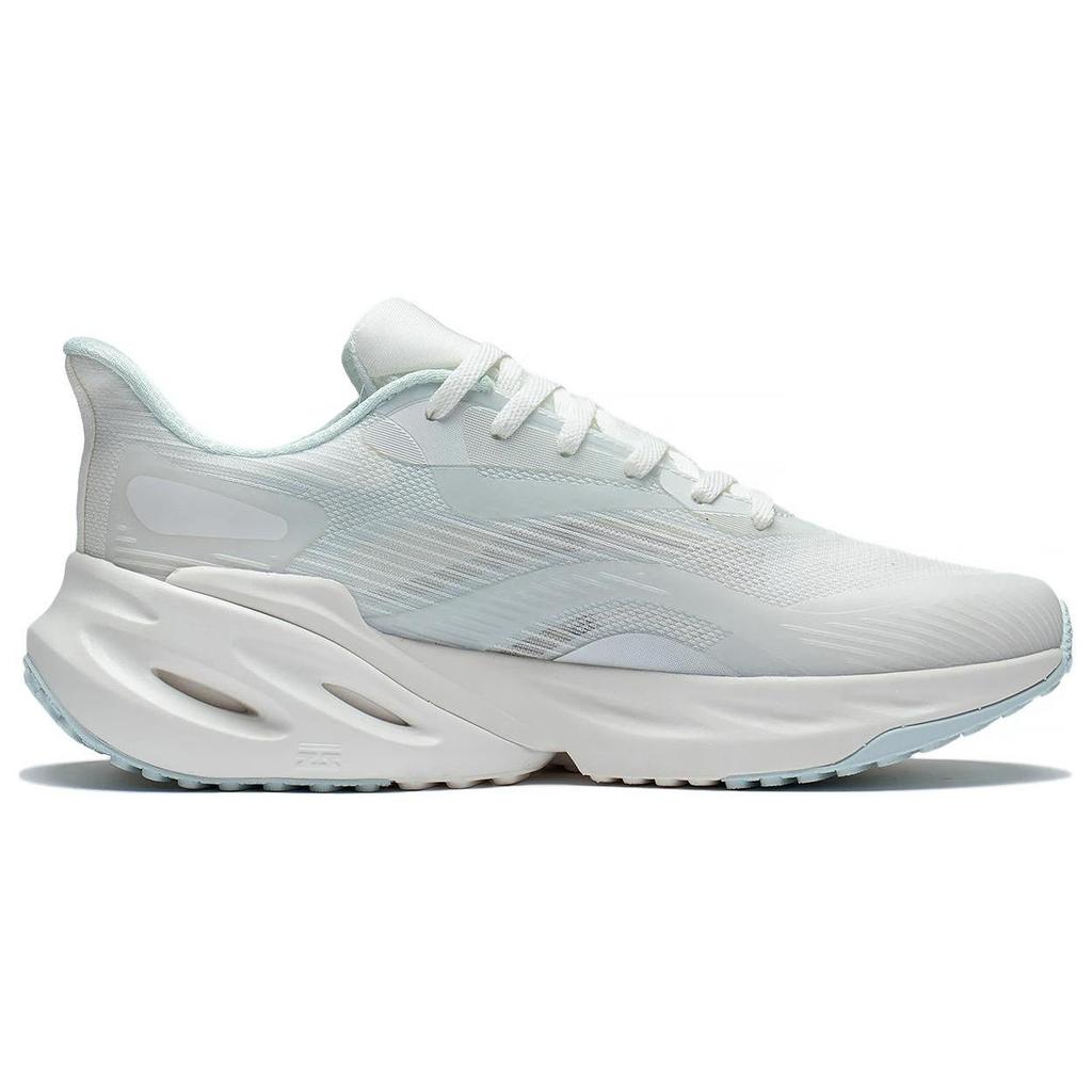 Li Ning Vibe 2.0 Cushioning Abrasion Resistant Rebound Low top Running Shoes Women's White Blue ARST030-3