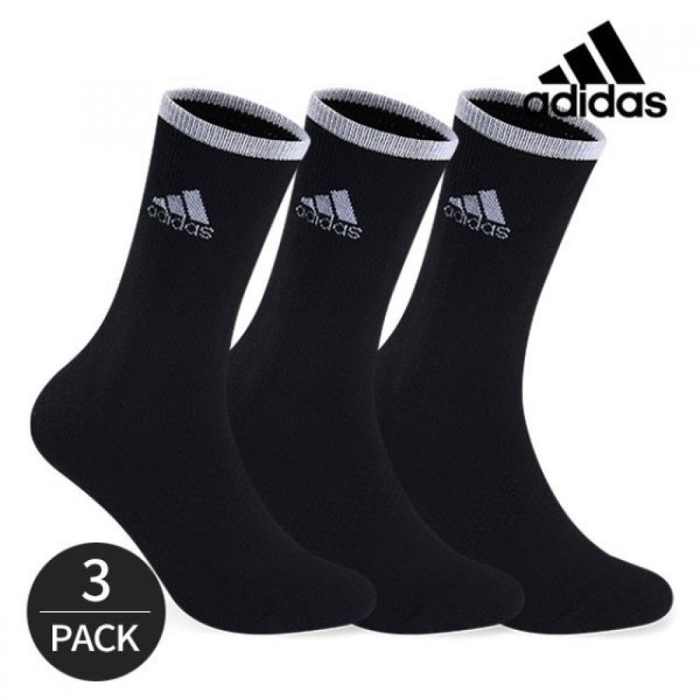 

Adidas Men s Neck Color Point Crew Socks 3P BK