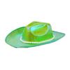Adult Colorful Pearlescent Hat with Trim for Western Theme Party