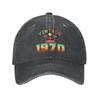 Punk Cotton Vintage  Cool Birthday Gift Idea Baseball Cap for Unisex Women Breathable Dad Hat Outdoor