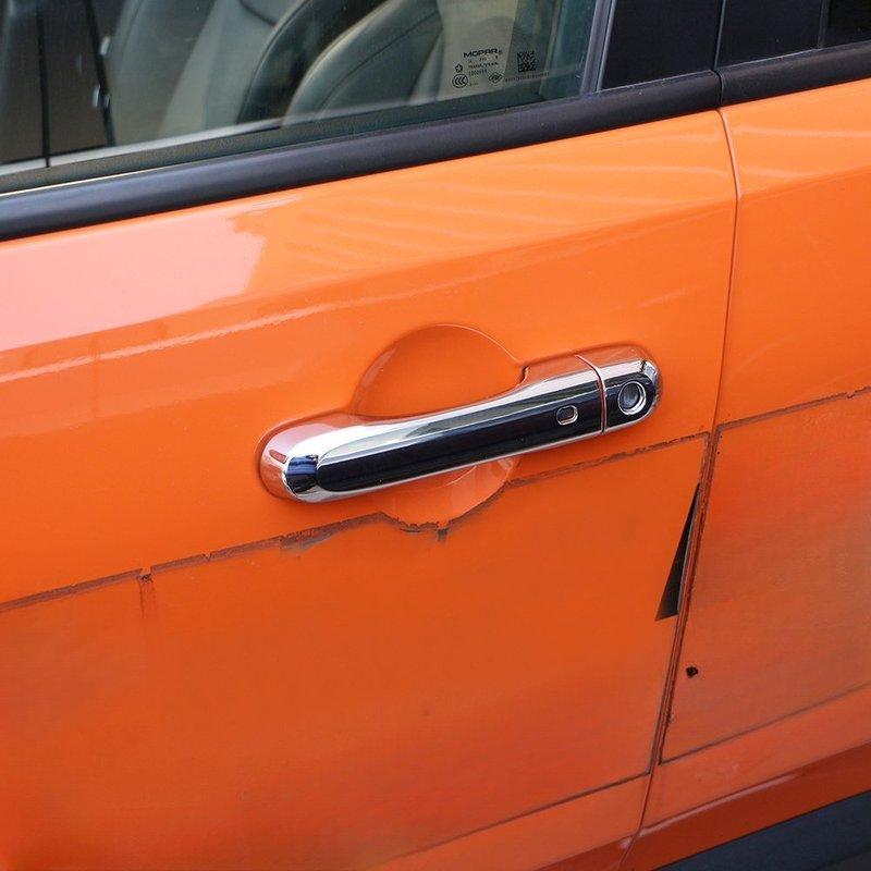Car Upgrade For Jeep Renegade 2016- ABS Chrome Car Side Door Handle Cover Trim Stickers Exterior Decor Accessories