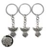 Zinc Alloy Angel Keychain Pendants - Ideal Communion Thank You & Wedding Return Gifts