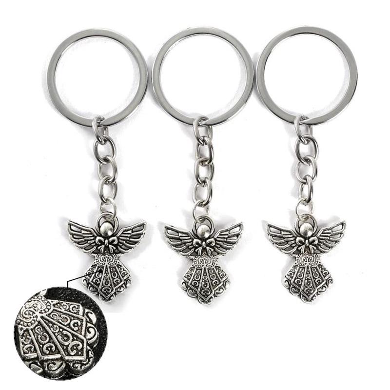 Zinc Alloy Angel Keychain Pendants - Ideal Communion Thank You & Wedding Return Gifts