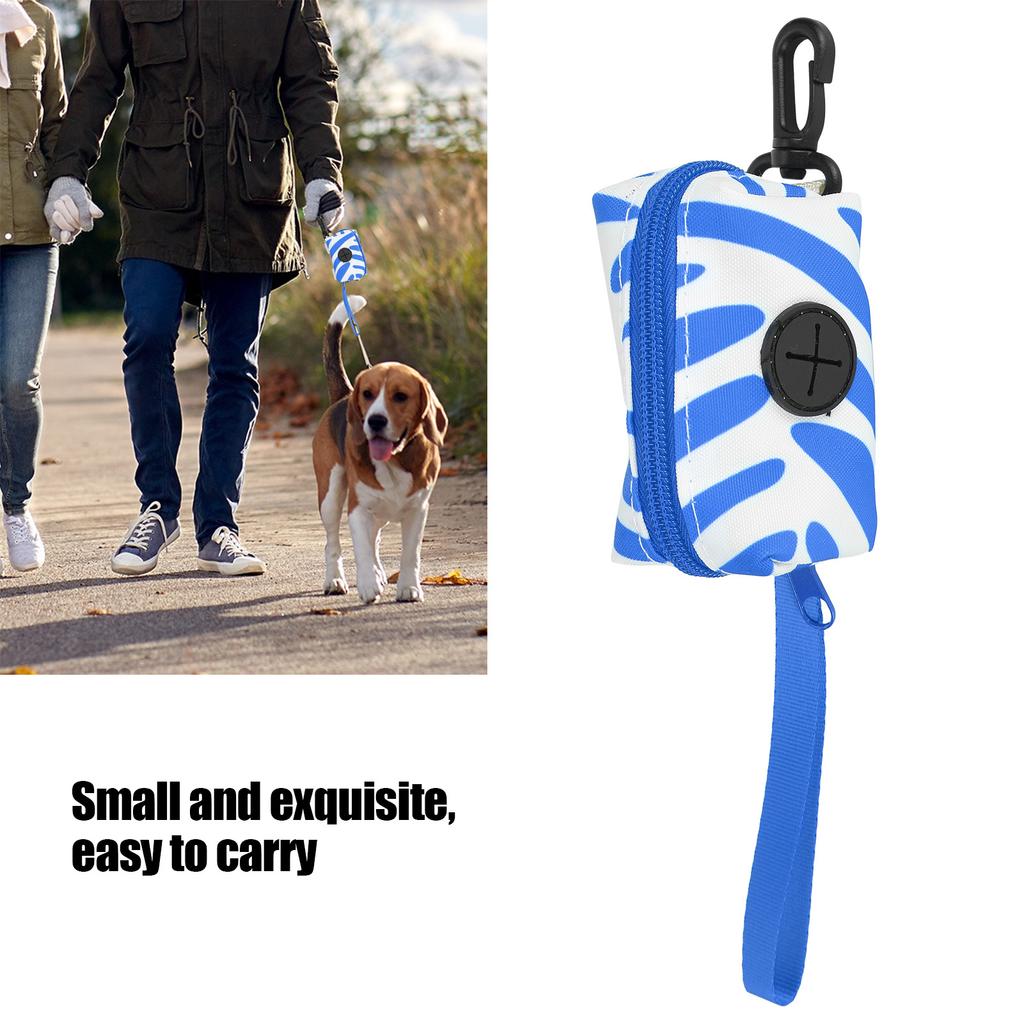 Portable Pet Waste Bag Holder Dog Garbage Bag Dispenser Carrier for Walking Leash