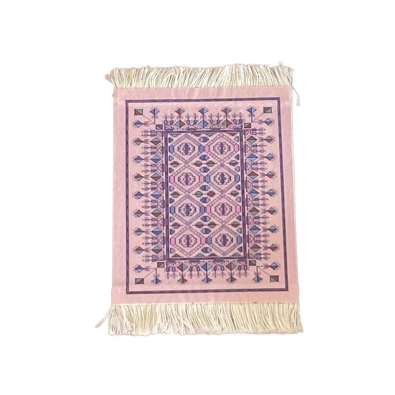 

1PC Cloth Heat Insulator Mousepad Kitchen Woven Rug Mat Office Table Coaster Home Decor Placemat Persian Style