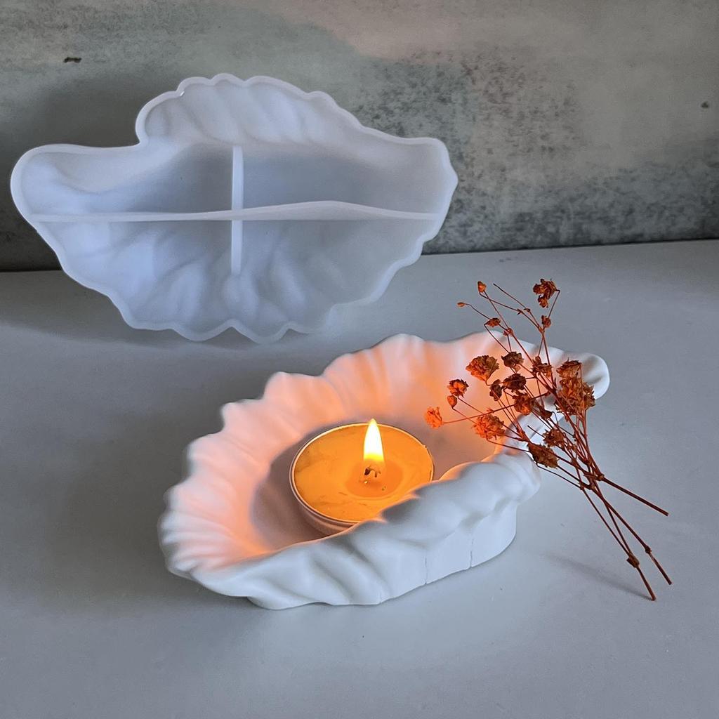 Farfurie Val Gips Aromatic Cutie Depozitare Lumânări Matriță Silicon Recipient Lumânare Borcan Depozitare Matrițe Oglindă