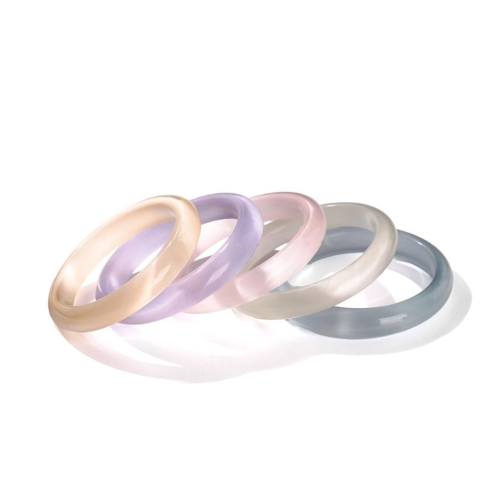 Ice-Type Jadeite Bangle Bracelet Cat's Eye Agate Chalcedony Bracelet Stone Bracelet Bangle  Women