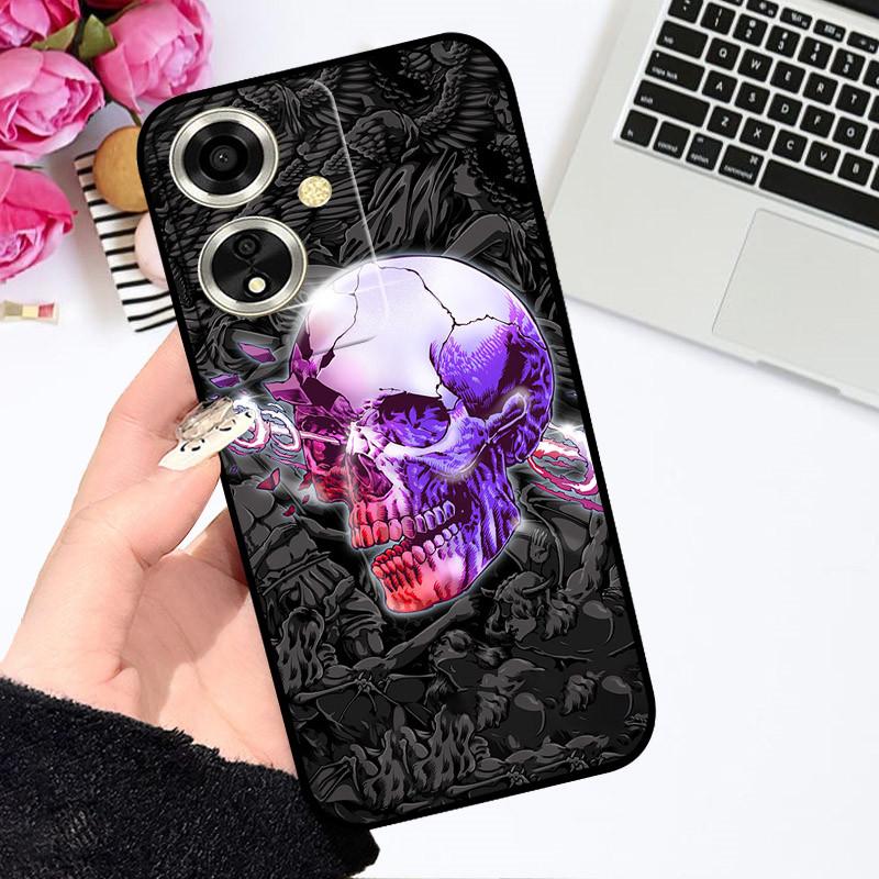 For OPPO A79 5G Case For OPPO A79 Cover Funda Coque Flower Painted Cartoon Silicone Soft TPU Phone Bumper For OPPO A79 5G Covers