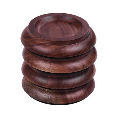 4pcs Set Upright Piano Caster Cups Coaster Solid Wood with Anti Slip EVA Pad