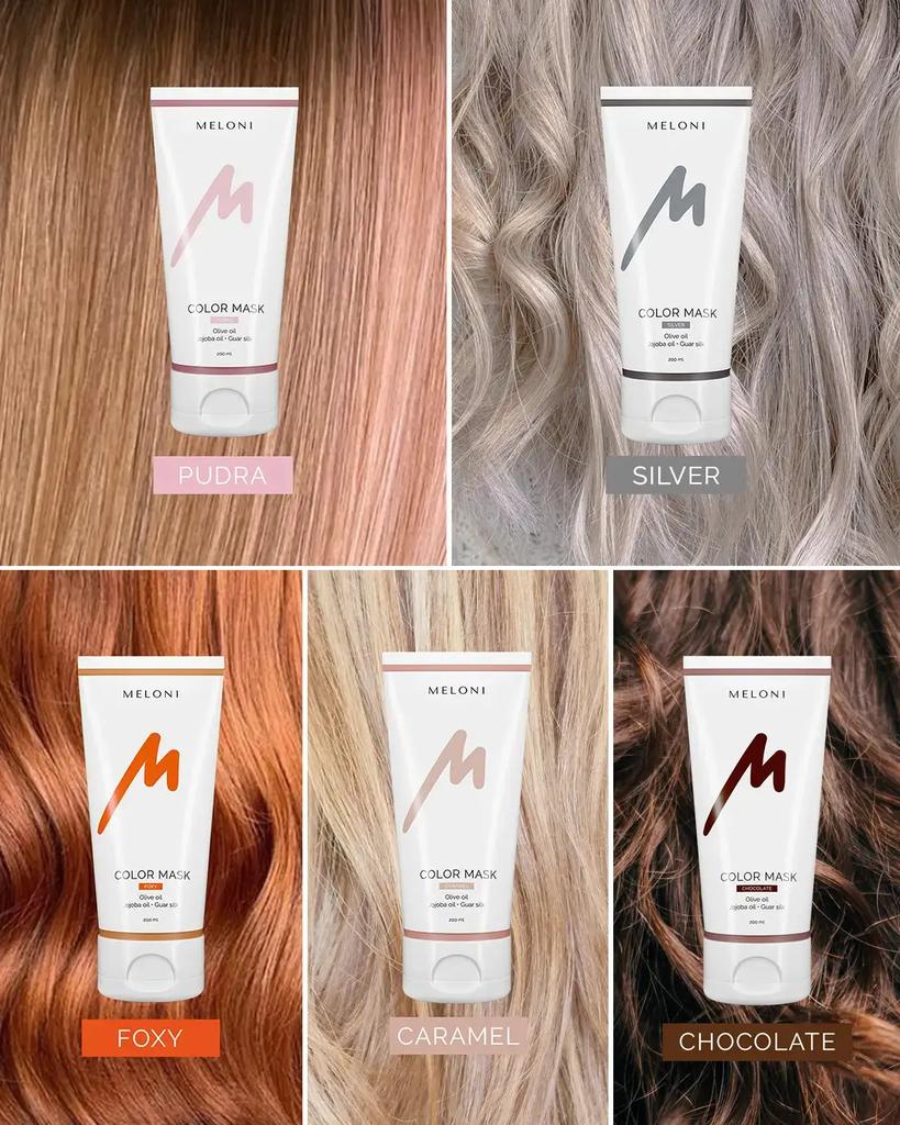 Tönungsmaske für Haare Rot Color Mask Foxy Meloni 200 ml